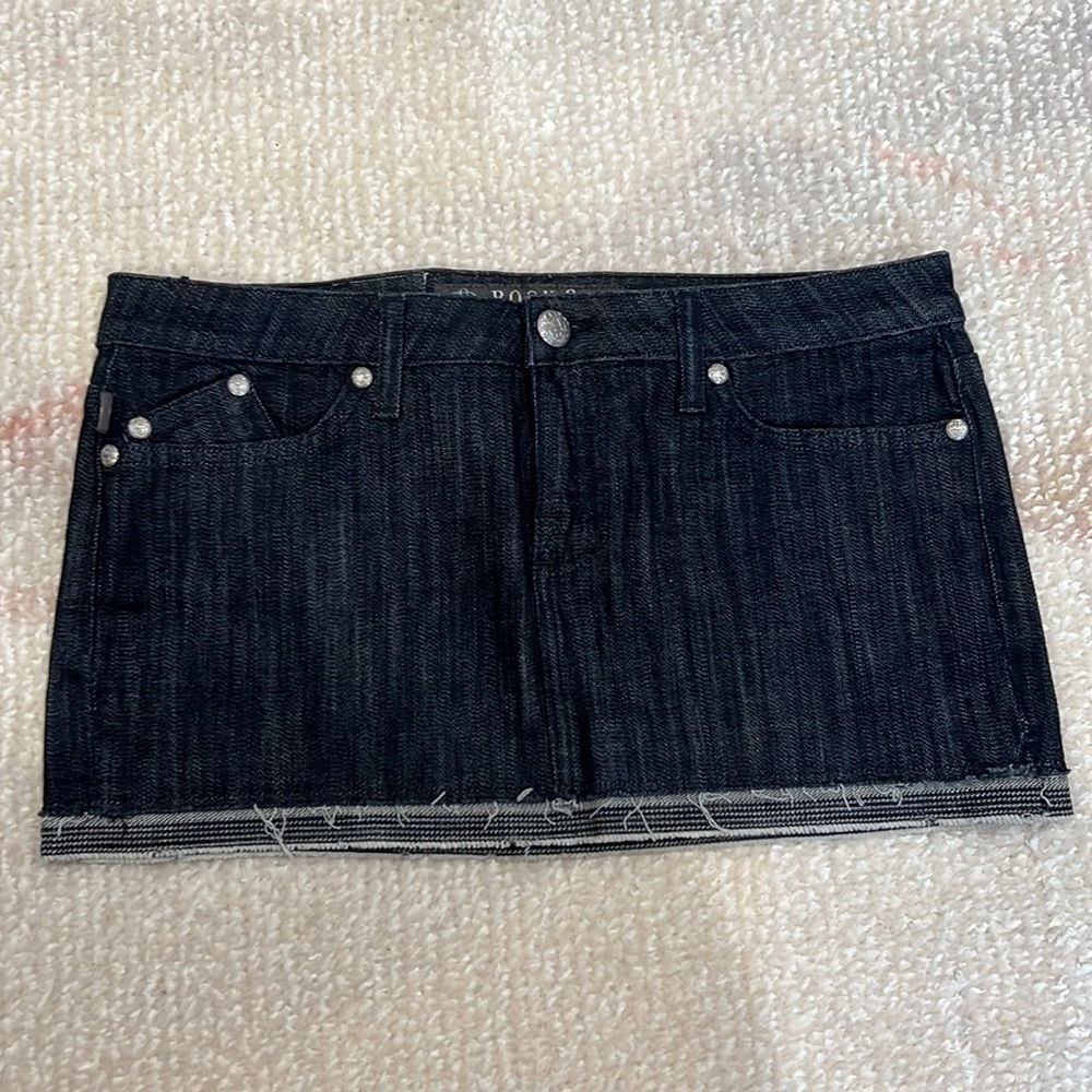 Rock and Republic Denim mini skirt Size 28 New without tag never worn